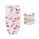 Foreign trade Europe and the United States newborn swaddling towel baby hug quilt delivery room wrapped baby kick quilt baby sleeping bag hat