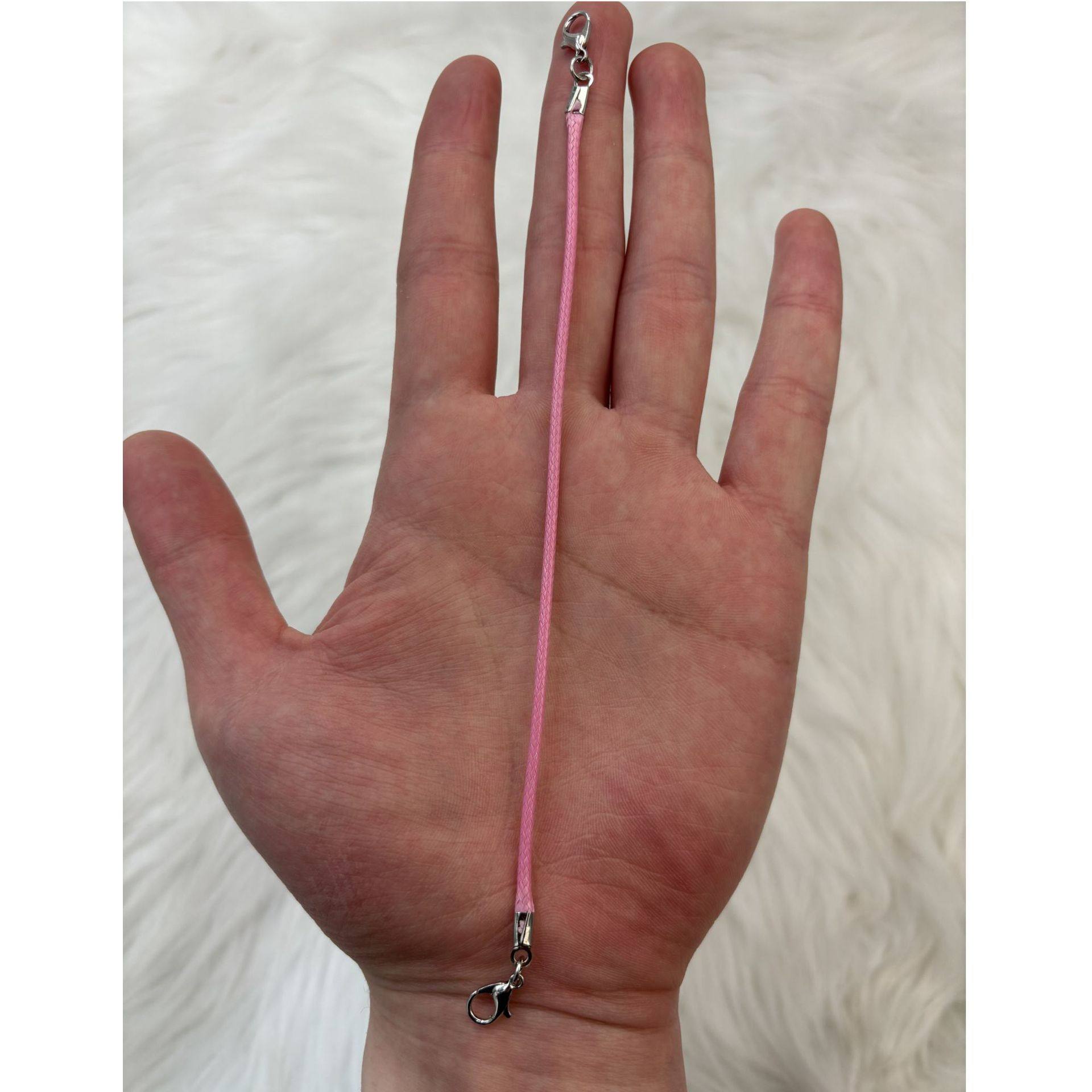 Wholesale in Stock 2mm Korean Wax Thread 15cm Short Double-Ended Lobster Clasp Pendant Rope Doll Small Pendant Jewelry Rope