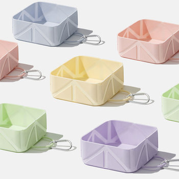 Pet Travel Bowl for Cats and Dogs, Foldable Silicone Portable Outdoor Drinking Water Dog Food Bowl, Cat Bowl, Camping Bowl