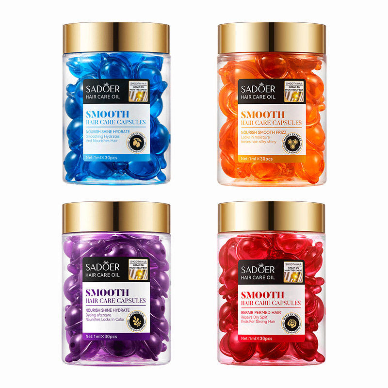 Full English SADOER Argan Oil Lavender Condiment Capsules Haircut capsule Cross Border