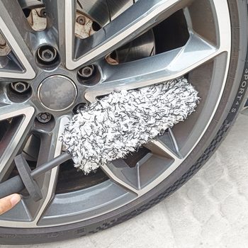 Car Brush Beauty Car Wash Maintenance Tool Wheel Brush Car Dust Removal Cleaning Supplies Duster Car Tire Brush