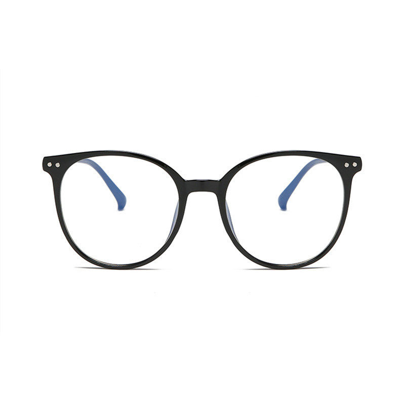 Cross-Border Popular Anti-Blue Light Plain Glasses, Retro Men's Style, Same Model as Mi Ding, Myopia Glasses Frame, Natural Look, Trendy Chinese Style