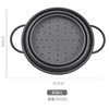 Food Grade Silicone Telescopic Folding Basket Draining Basket Multi-functional Vegetable Filter Vegetable Fruit Food Draining Sieve