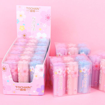 Cyber Celebrous Eraser Sakura Rubber for Primary School Students Special Children Creative Cartoon Cute Eraser No Marks