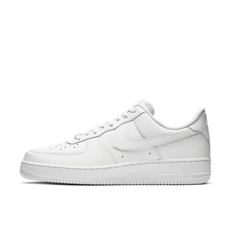 Putian shoes AF1 high version top layer leather Air Force One white shoes casual shoes men's and women's shoes factory direct sales