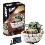 Трансграничные строительные блоки Star Wars Yoda Baby Gu Gu и подвесная коляска 75403, собранные строительные блоки, игрушки