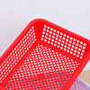 Plastic Basket Kitchen Storage Basket Rectangular Household Fruit and Vegetable Washing and Draining Blue E-Commerce Aquatic Product Distribution Box