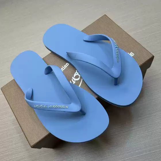 CL slippers with EVA sole, beach flip-flops with toe straps, comfortable and simple outdoor slippers, 26 summer new model, popular item in stock
