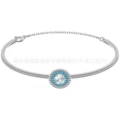 White gold round bracelet