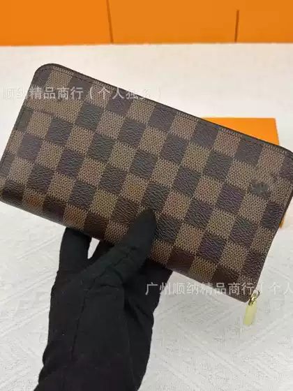 Cross-Border Foreign Trade Quality N60017 Wallet, Single Zipper, Unisex, Long Style, Multiple Card Slots, Id Card Holder