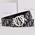 Black cloth silver buckle o