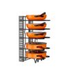 Cross-border kitchen storage rack multi-layer sink cabinet adjustable countertop floor storage pot shelf