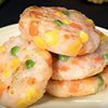 Vegetable Shrimp Cakes, Shrimp Cakes, Semi-Finished Frozen Shrimp Steaks, Kidsren's Breakfast Air Fryer, Fresh Ingredients, Large Shrimp Packaging