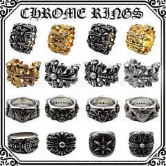 CH Trending Cross Crucifix Ring 925 Sterling Silver Men's Thai Silver Vintage Large Size Ring Wholesale