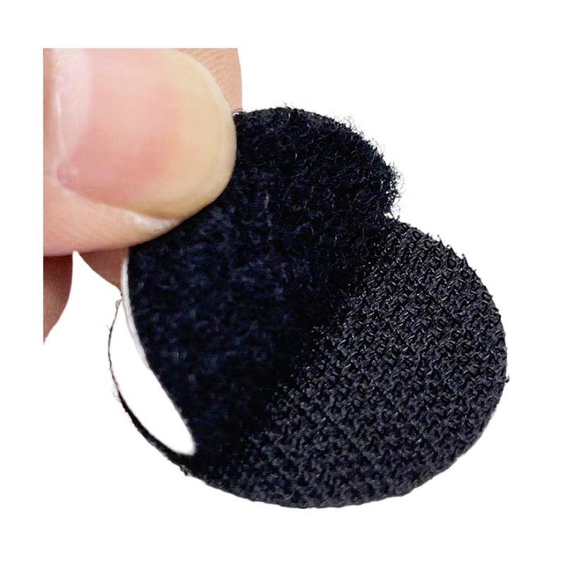Round Velcro tape adhesive punching Velcro packaging adhesive tape adhesive dot Velcro manufacturer in stock