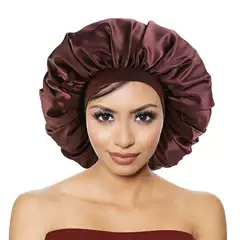 Amazon Hot Supply Extra Large Color Ding Round Hat Elastic Wide-brimmed Nightcap Chemotherapy Hat TJM-405A
