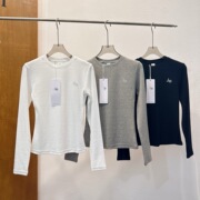 26Th Early Spring New Functional Style High-Elastic Slim-Fit Long-Sleeve Base Shirt Round-Neck T-Shirt Cotton Spandex Casual Top