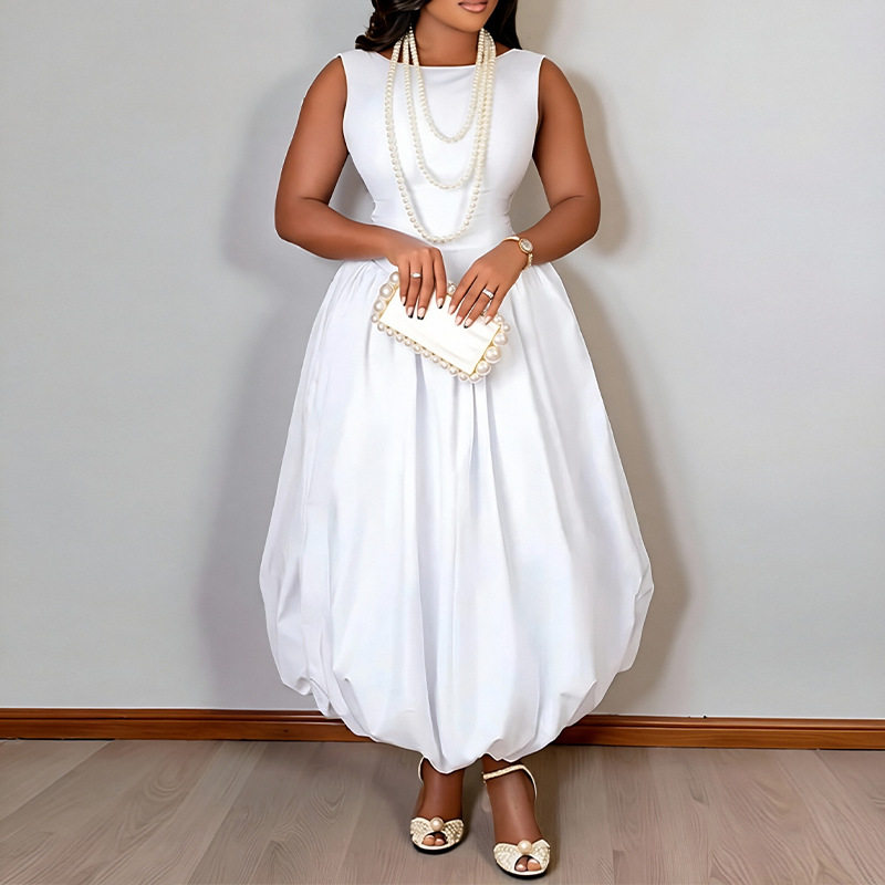 Womens Spring Dress Sleeveless Solid Color Casual Style Perfect for Everyday Wear Wholesale Available