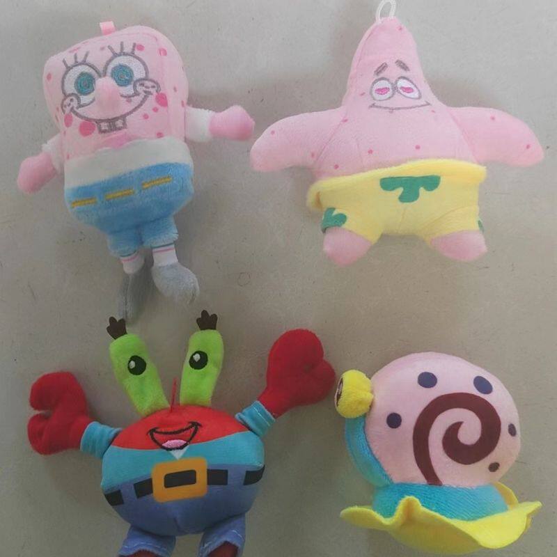 SpongeBob SquarePantsชุดการ์ตูนตุ๊กตาของเล่นตุ๊กตาที่ทำด้วยม...