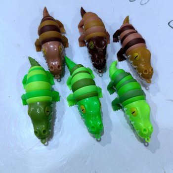Caterpillar Keychain Pendant Dolphin Shark Snot Bug Yao Yaole Crayfish Crocodile Bunny Accessories Wholesale