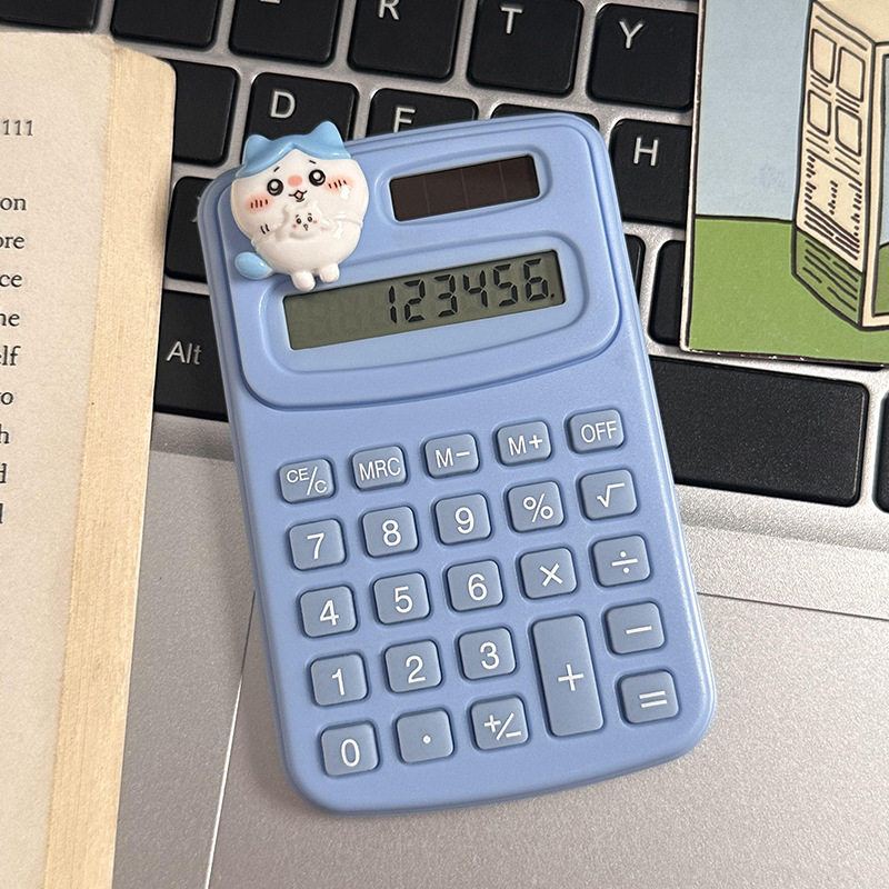 计算器创意可爱卡通学生办公文化用品高颜值迷你便携计算机批发