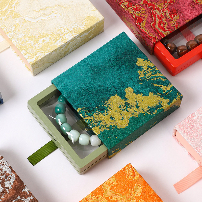 Pe Film Jewelry Box Floating Box Transparent Anti-Oxidation Crystal Bracelet Earrings Badge Jewelry Packaging Display Box