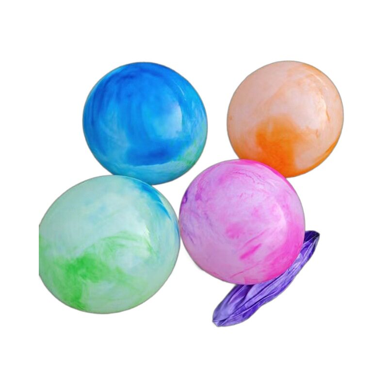 户外炫彩15寸云彩球批发儿童拍拍球充气弹力球幼儿园活动摆摊热卖