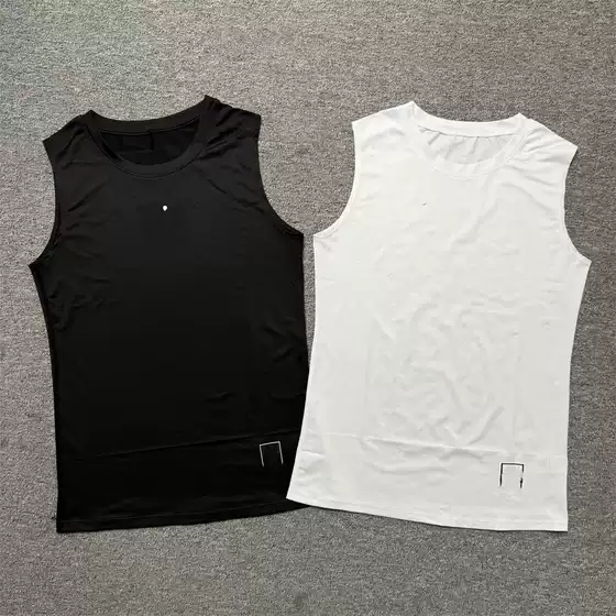 American fitness training high elastic sleeveless vest tights basketball breathable bottoming vest track and field running quick drying