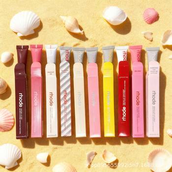 Cross-Border Makeup Lipstick Rhode Hailey Lip Balm Moisturizing Lip Care Lip Gloss Lip Glaze Lip Oil