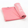 Amazon printed sports towel summer cooling ice towel quick-drying cold towel sports fitness ice silk cool feeling