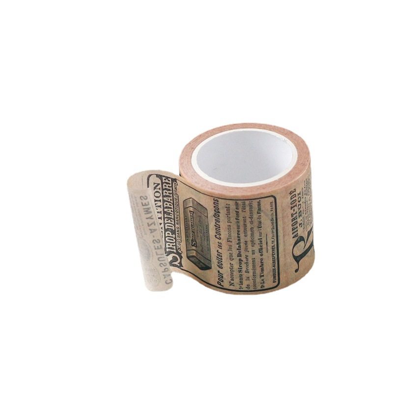 Twilight Retro Text Yan and Paper Hand Account Tape Gothic Wind Tape Text Control English Letter Decorative Sticker