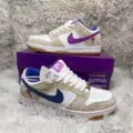 Purple White Mismatched [Air Cushion + Solid Sole] Squeaky When Rubbed
