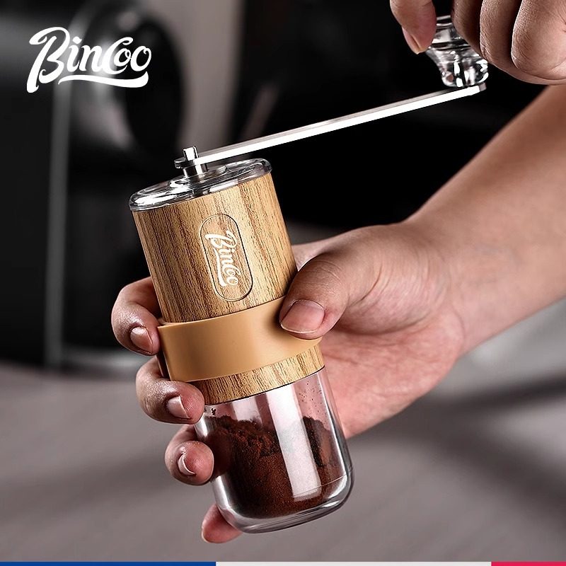 Bincoo Hand Grinder Coffee Bean Grinder Manual Coffee Machine Small Household Portable Mill suit