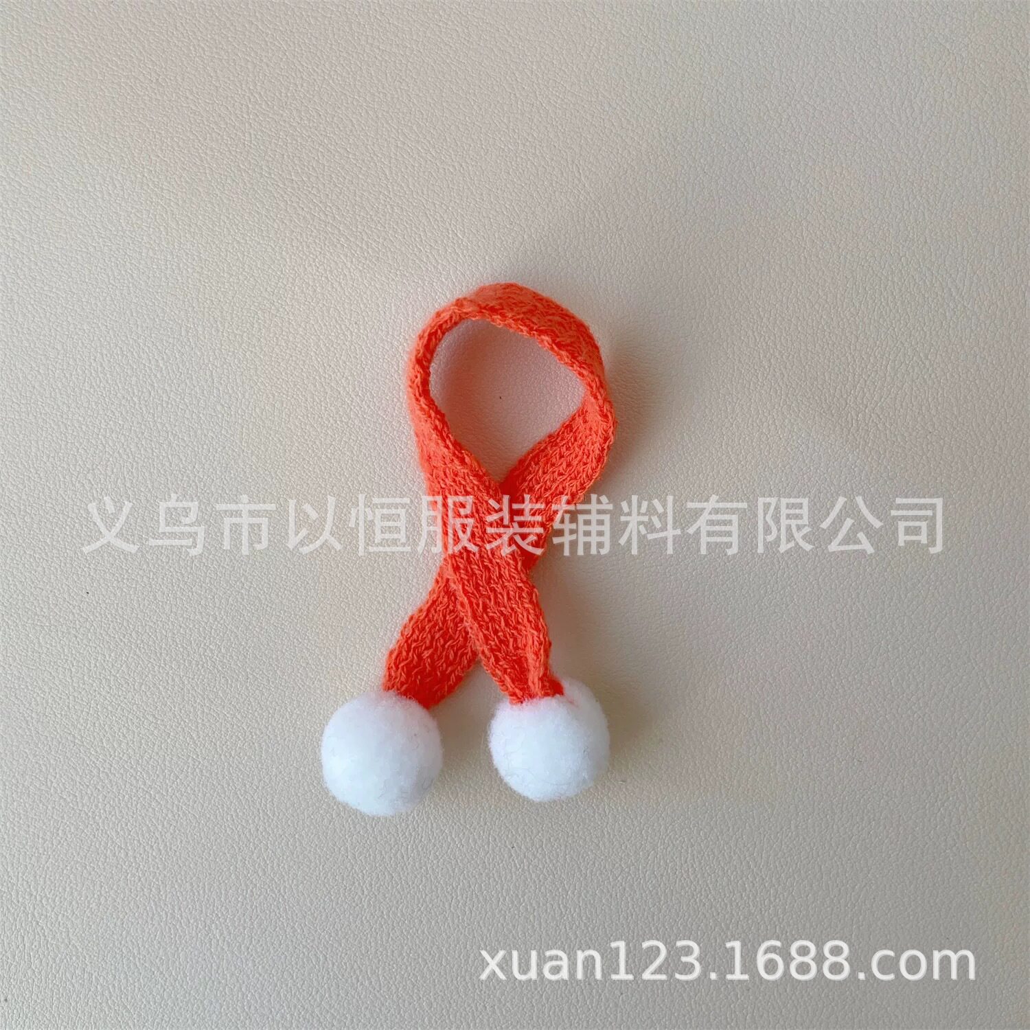 现货圣诞迷你针织小围巾卡通公仔娃娃DIY玩具围脖配饰圣诞节装饰