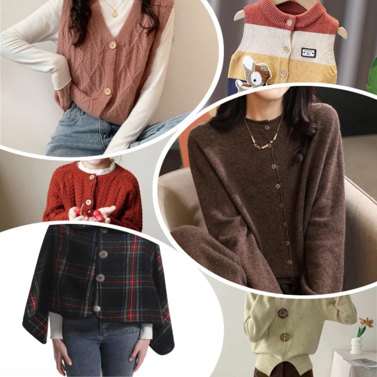 Supply of 10 Beautiful and Cute Coconut Shell Buttons, Large Quantities in Stock, Direct Sales from the Manufacturer