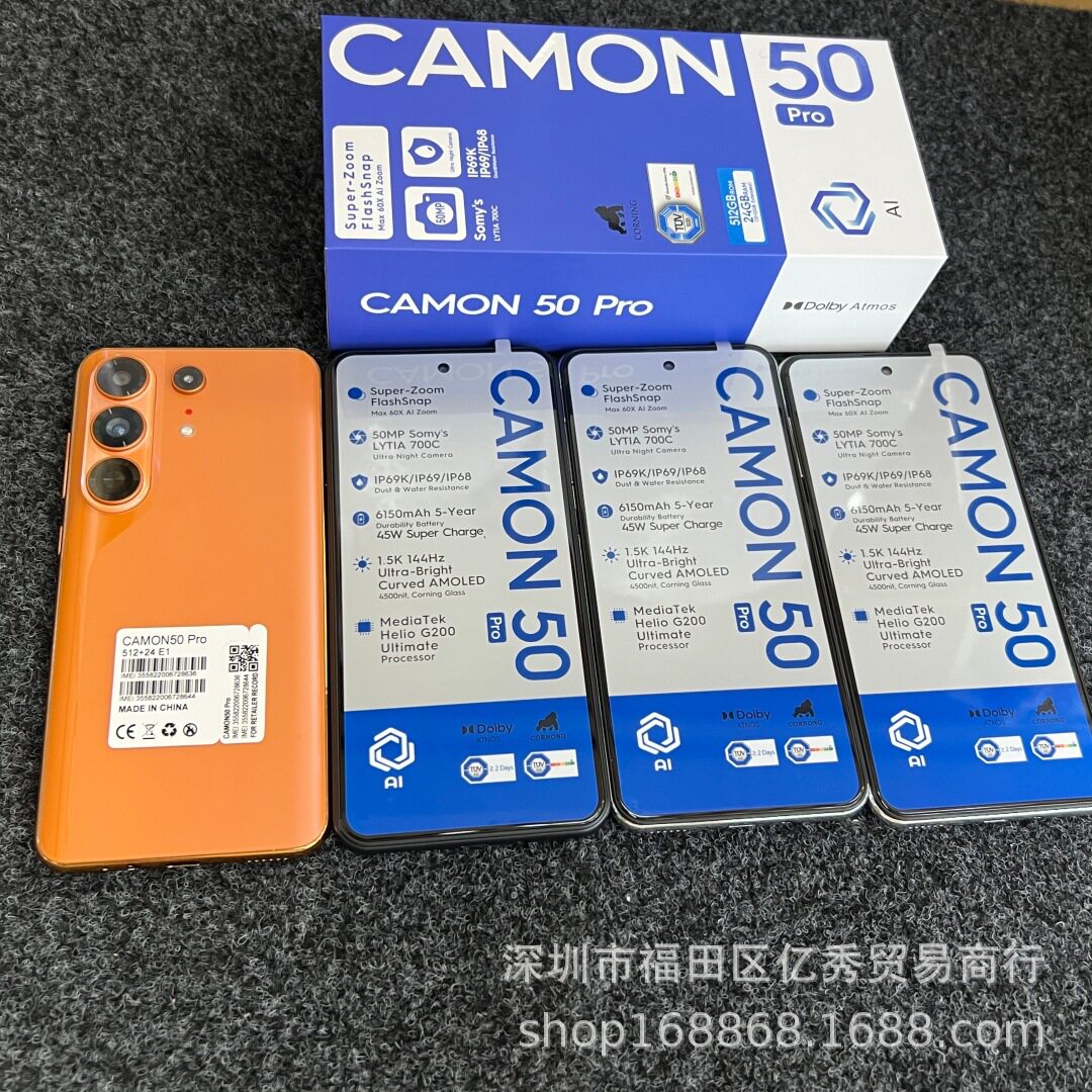 Export Smartphone Camon50 pro 6.8 24+512 cross-border ready-...