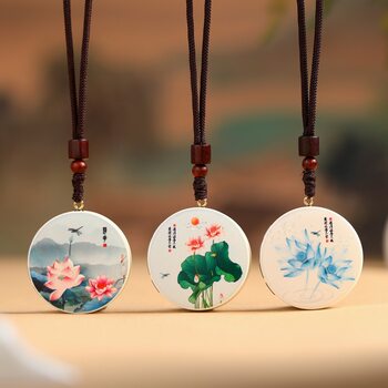 Chinese Style Lotus Player Music Machine Comes with 18 Selected Songs and Compact Mp3 Supports Plug-In Card Bluetooth Mini