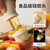 Self-designed oil storage brush high temperature resistant oil bottle integrated glass pancake barbecue brush oil brush with bottle silicone brush