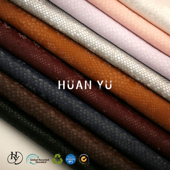 HY362018 Factory in stock 0.9mm Serpentine PU Leather Handbag Decorative Furniture Sofa Waterproof Packaging Material