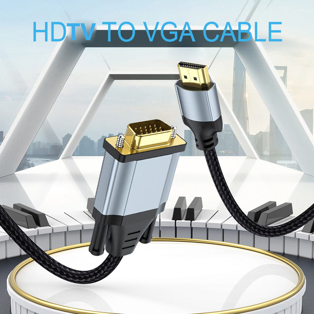 HDTV TO VGA 1080p HDTV to VGA cable hdtv TO vga1.8 M hdtv to vga