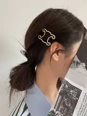 New Arc de Triomphe metal hair clip simple temperament side clip hollow BB clip High sense hair clip hair accessories wholesale