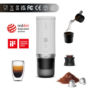 Cera Xiangzhijun Capsule Portable Coffee Machine Italian Small Home Mini Outdoor Wireless Fully Automatic Handheld