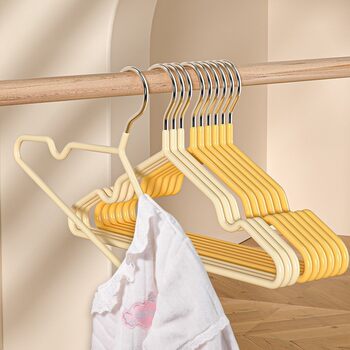 Children's Clothes Hangers, Seamless, Non-Slip, Clothes Hangers for Infants, Babies, Newborns, Household Clothes Hangers, Special for Middle and Large Kidsren