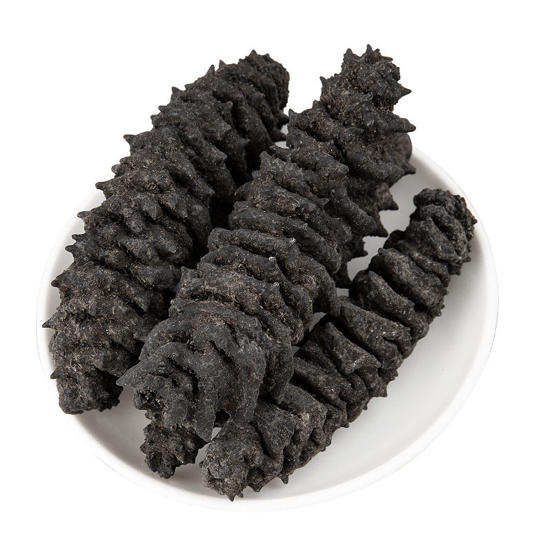 Selected Black Thorns Light Dried Sea Cucumber Wholesale American Dragon Pattern Ginseng 45 Threaded Ginseng Seafood Dry Goods Ready for Supply