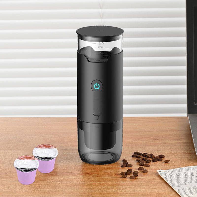 Cross-Border Hot-Selling Portable Capsule Coffee Machine Electric Grinder Household Small Fully Automatic Coffee Grinding All-In-One