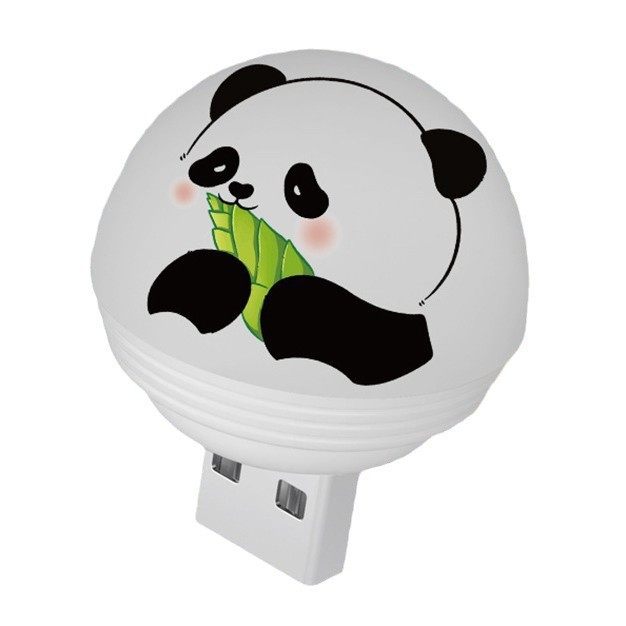 USB Night Light Intelligent Voice Night Light USB Light Mini Voice Controlled Night Light Home Creative Cute Panda Light