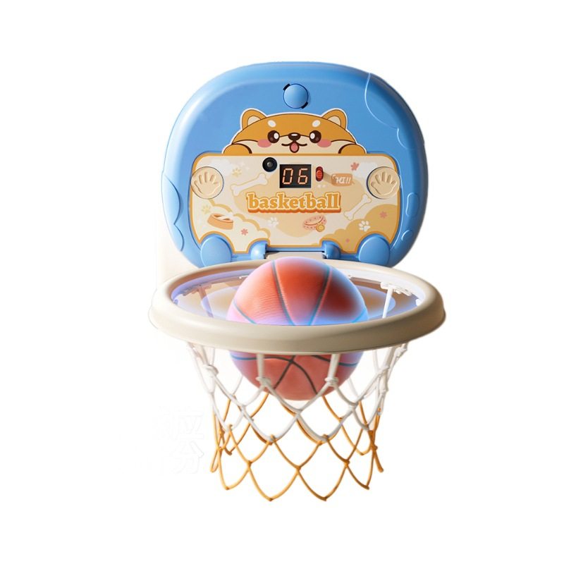 Shake sound explosions children's indoor basketball stand punch-free baby shooting toys scoring ball toys a generation of hair