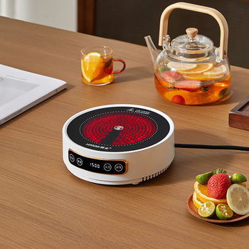 Factory foreign trade round stove tea 110V electric ceramic stove round household outdoor small glass tea stove cross-border generation