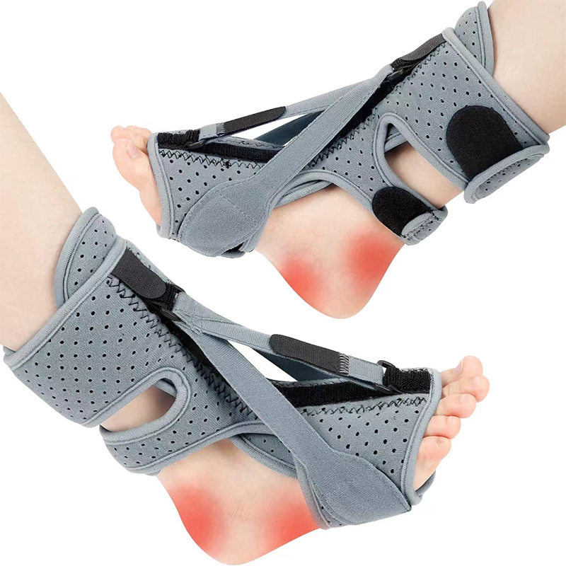 Cross-Border Amazon New Model Three-Pull Foot Brace Plantar Fascia Night Splint Ankle Fixation Brace Orthopedic Corrector