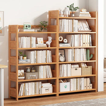 Bookshelf Storage Rack Home Living Room Student Dormitory Bookcase Multi-Layer Floor-Standing Office Simple Wall Storage